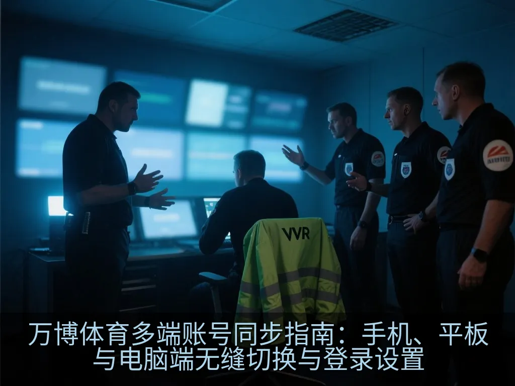 用户在电脑与手机旁查看系统设置与安全提示的示意图
